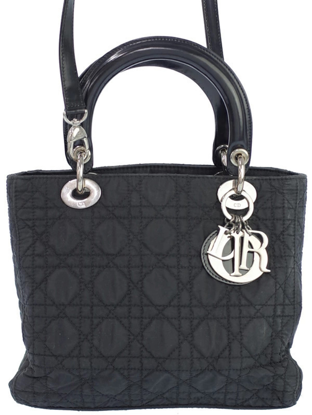Christian Dior Cannage Quilted Lady Dior 2way bag